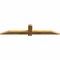 Ekena Millwork Eugene Rough Sawn Timber Gable Bracket, Western Red Cedar, 60"W x 12"H x 2"D x 4"F, 5/12 Pitch GBW060X12X0204EUG00RWR - alternate 4